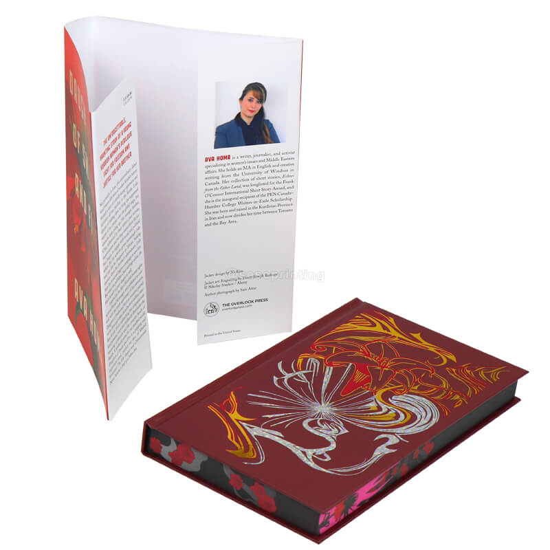 Personalized Hardcover Book Printed Sprayed Edges and Dust Jacket 7