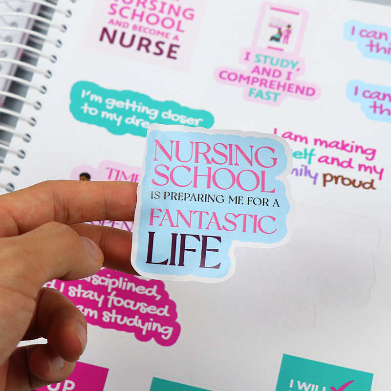 Custom Printing Journal Notebook Spiral Nurse Student Planner 11