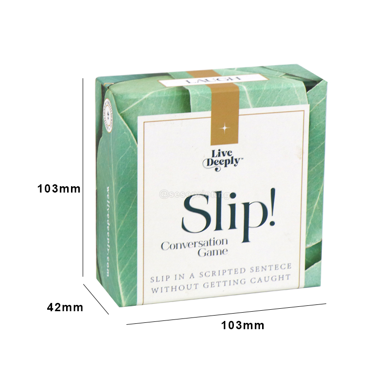 Custom Square Card Games Conversation Question Cards Manufacturer 6