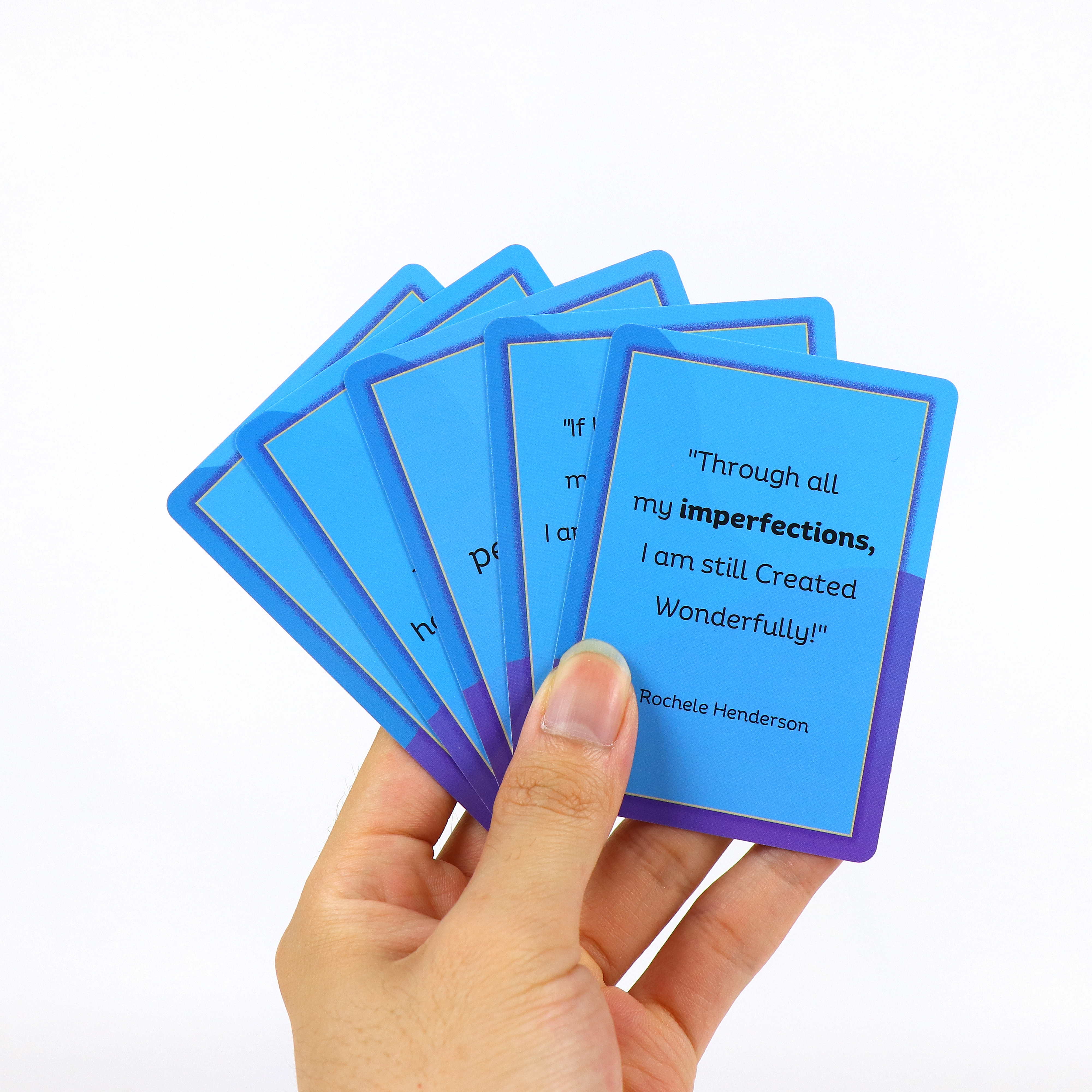 OEM Custom Playing Card Deck Printing Affirmation Card Game 9