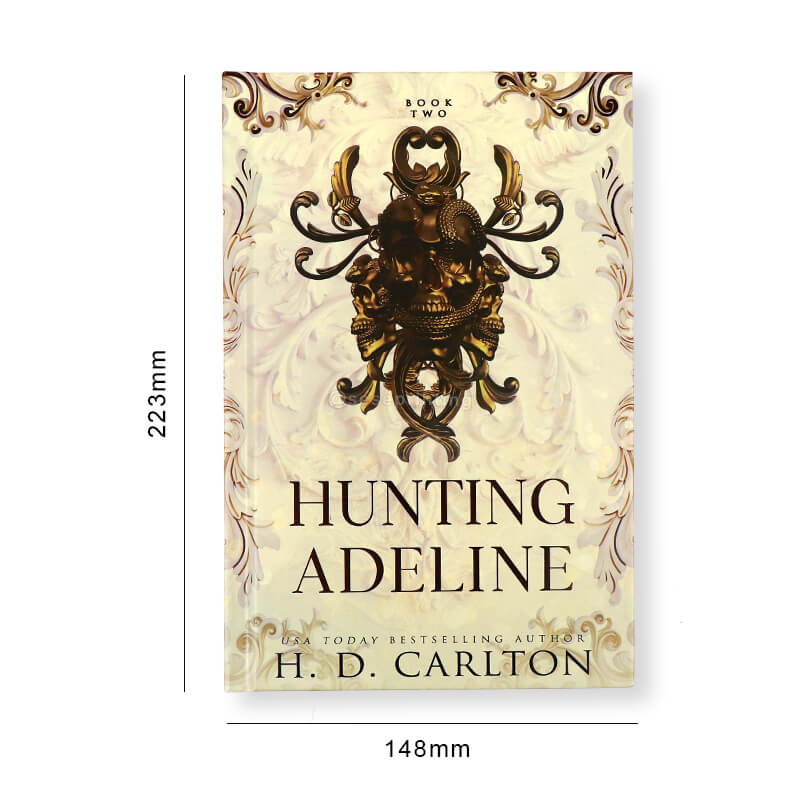 Full Color Book Spot UV Hardback Novel Printed with Sprayed Edges 6