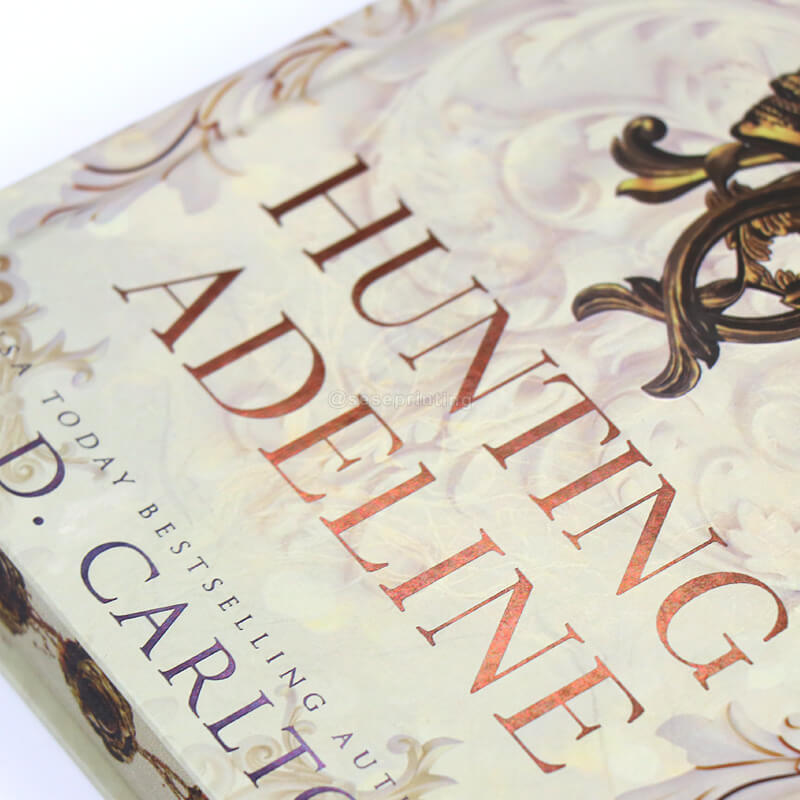 Full Color Book Spot UV Hardback Novel Printed with Sprayed Edges 9