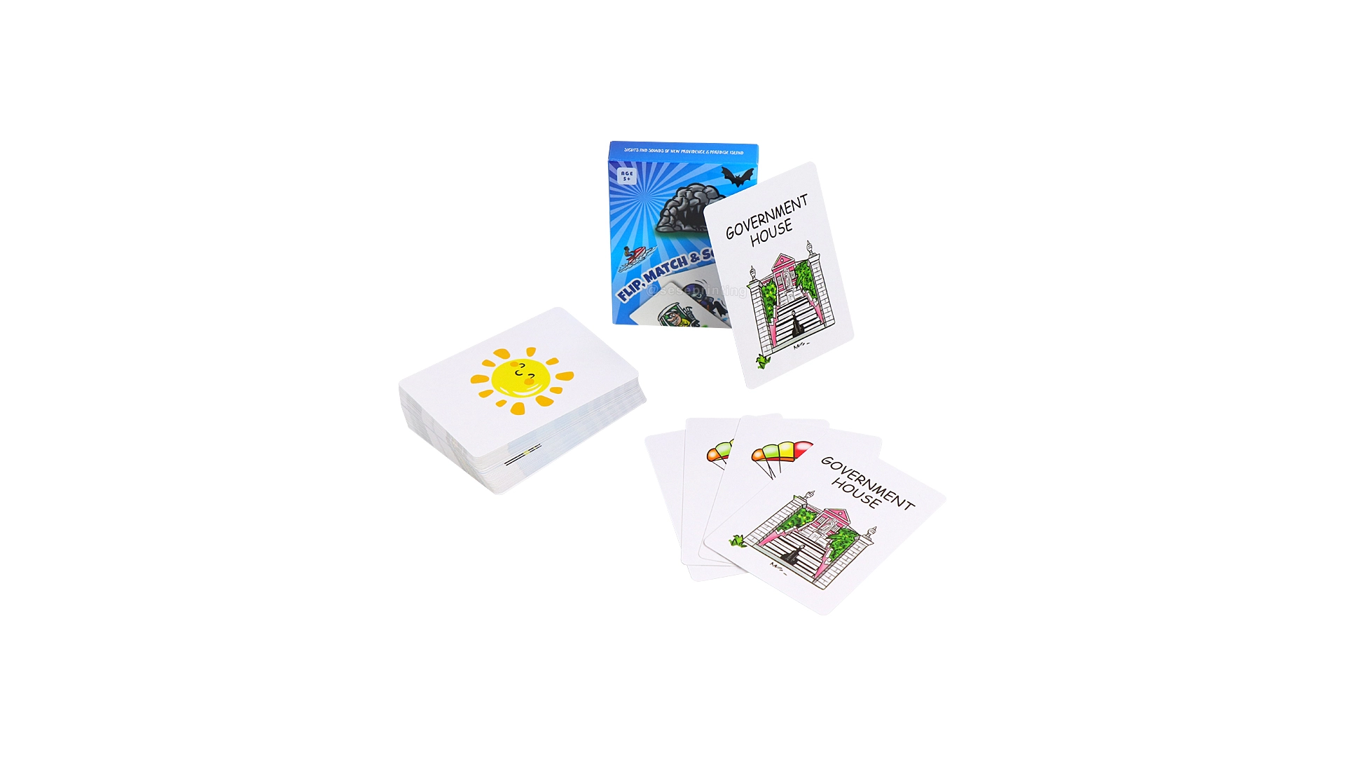 Custom Flashcard Education Learning Card Game Printed Flash Cards 1