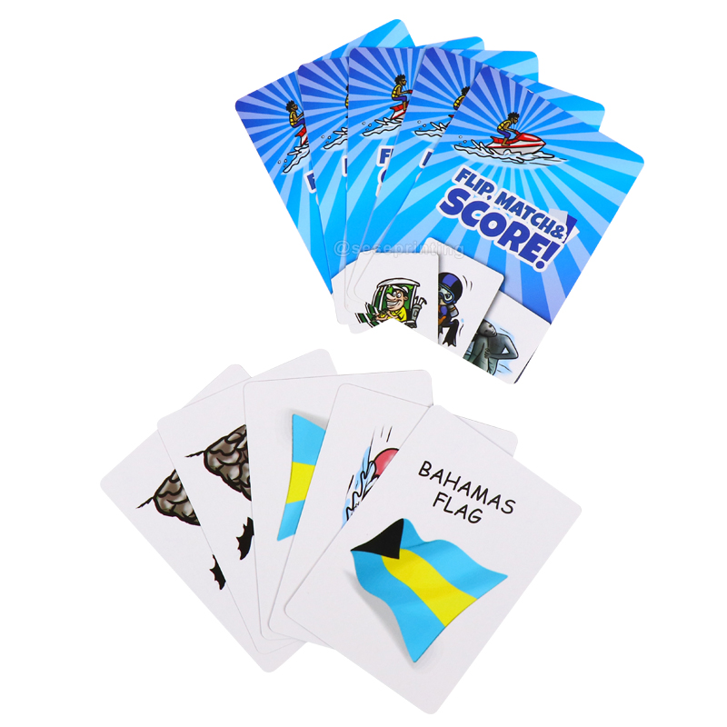 Custom Flashcard Education Learning Card Game Printed Flash Cards 8