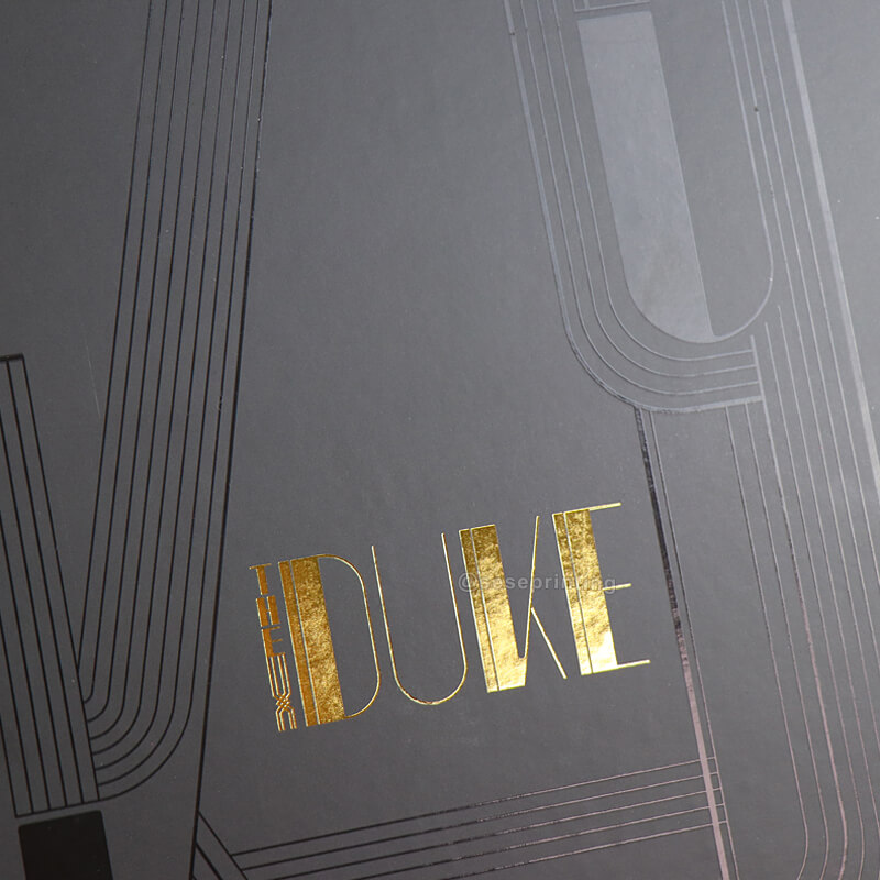 Custom Size Booklet Printing Hardcover Magazine with Gold Edges 8