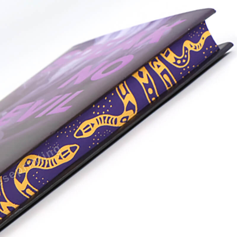 Custom Hardcover Books with Foiling Dust Jacket and Sprayed Edges 10