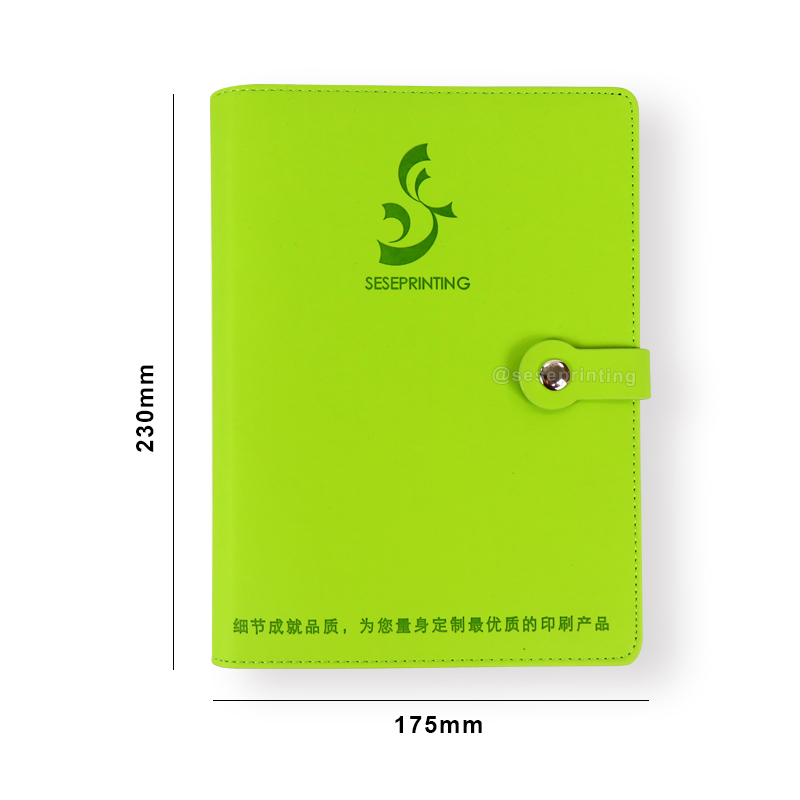 Custom Journal Leather Loose-Leaf Notebook Printing Planner 8