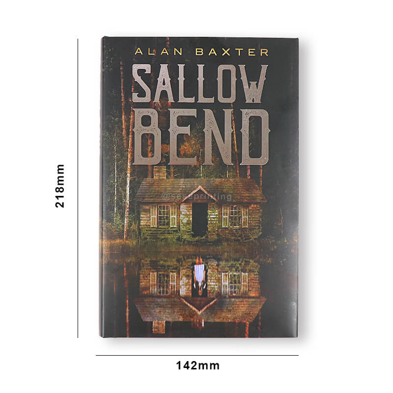 Sprayed Edges Book Custom Foil Hardcover Book Publishing Printing 6