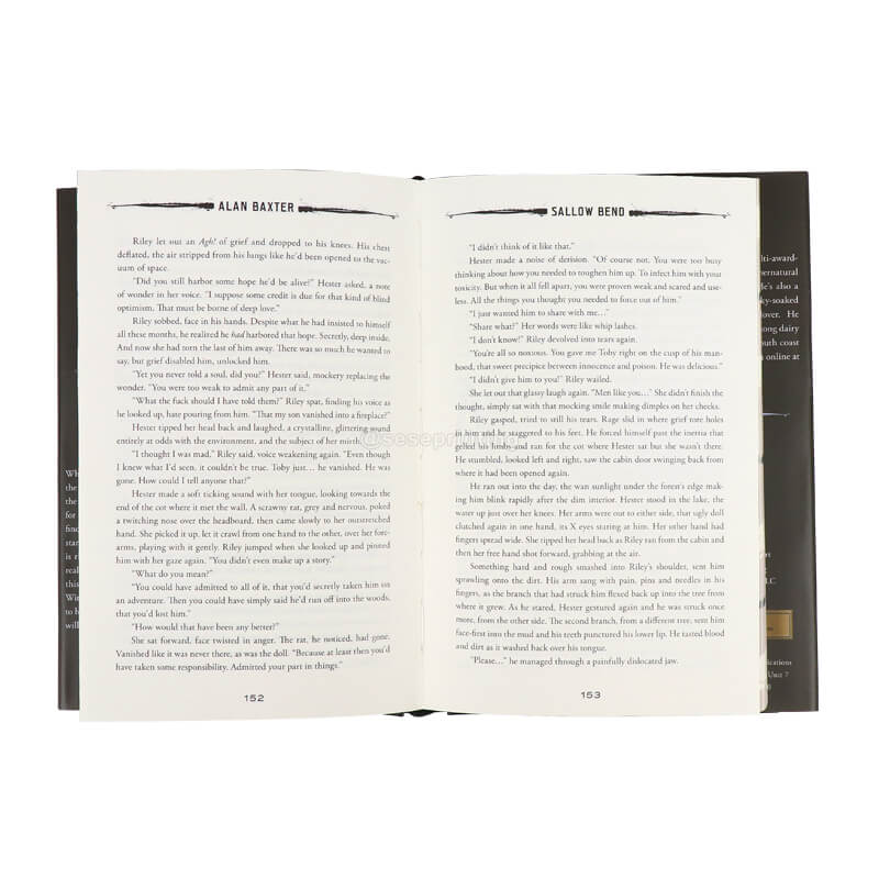 Sprayed Edges Book Custom Foil Hardcover Book Publishing Printing 8