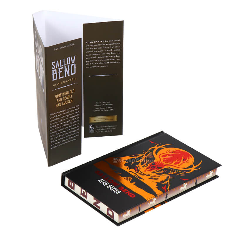 Sprayed Edges Book Custom Foil Hardcover Book Publishing Printing 7