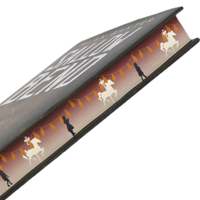 Sprayed Edges Book Custom Foil Hardcover Book Publishing Printing 10