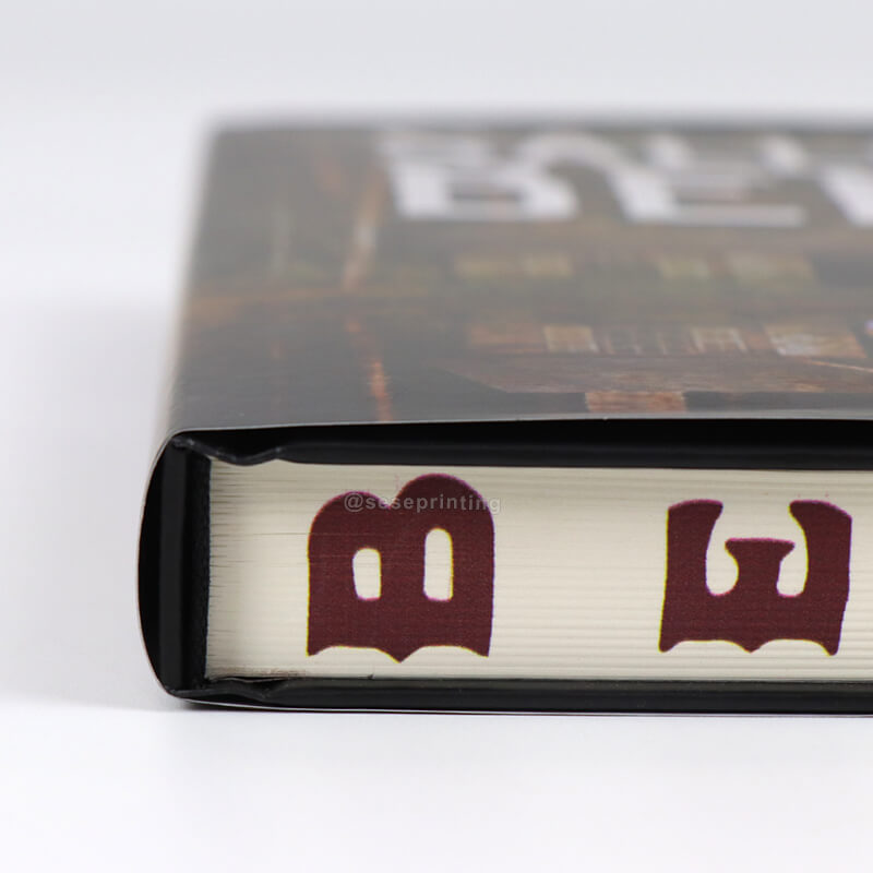 Sprayed Edges Book Custom Foil Hardcover Book Publishing Printing 11