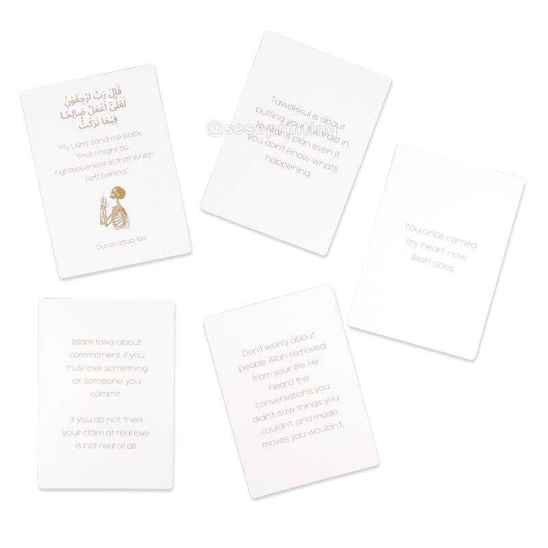 Quotes Card Printing Custom Your Design Affirmation Cards 5