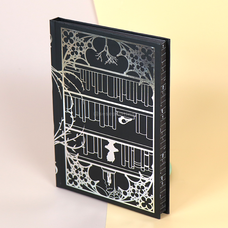 Custom Foil Hardcover A5 Journals Notebooks with Sprayed Edges 6