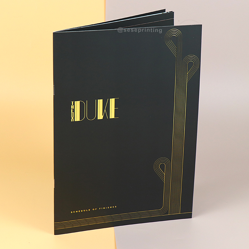 Custom Publishing Printing Magazine Saddle Stitching Brochure 6