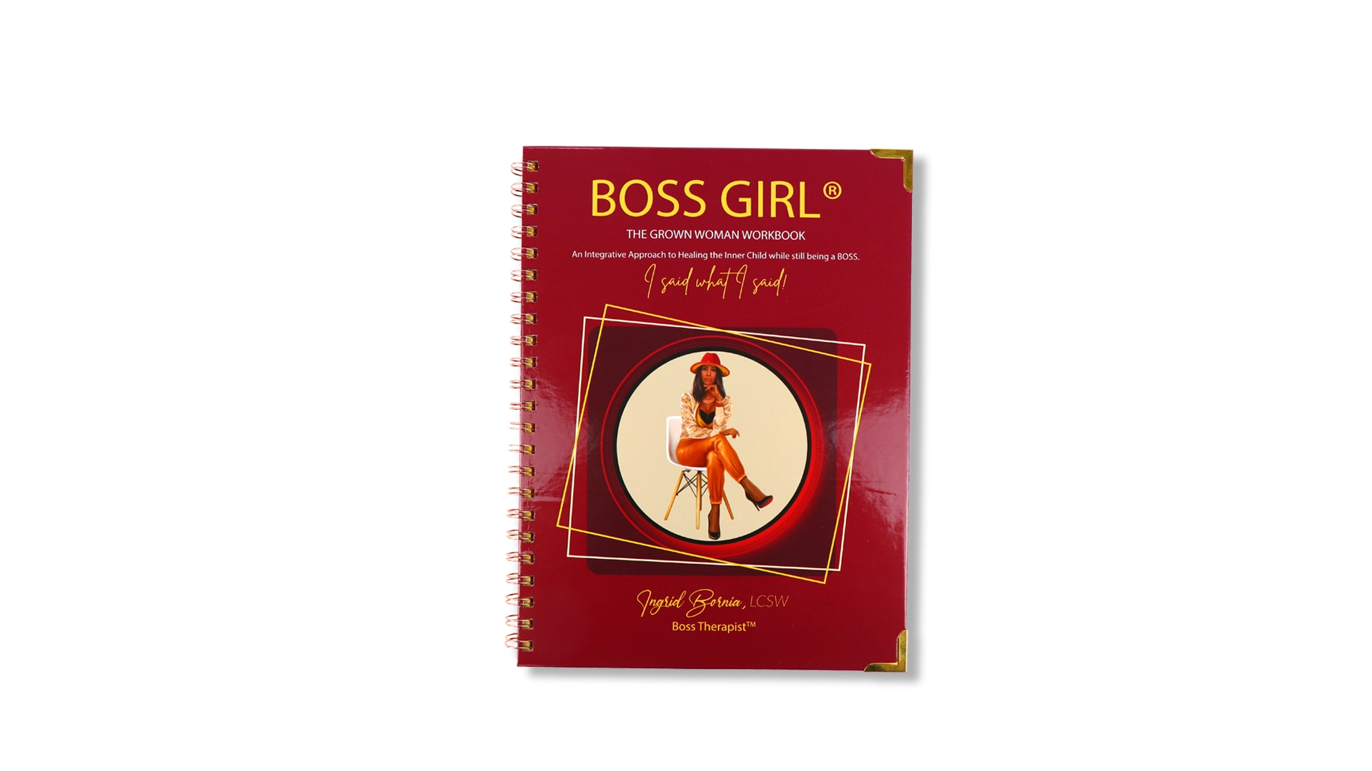 Custom Spiral Woman Workbook Journal Printing Girl Boss Planners 1