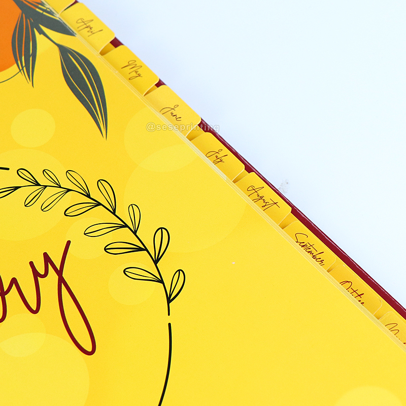 Custom Spiral Woman Workbook Journal Printing Girl Boss Planners 10