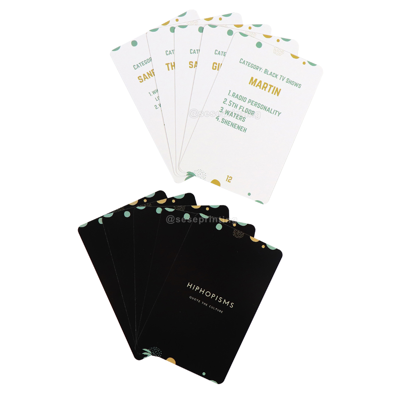 Custom Card Game Printing Quotes Positive Affirmation Cards 9