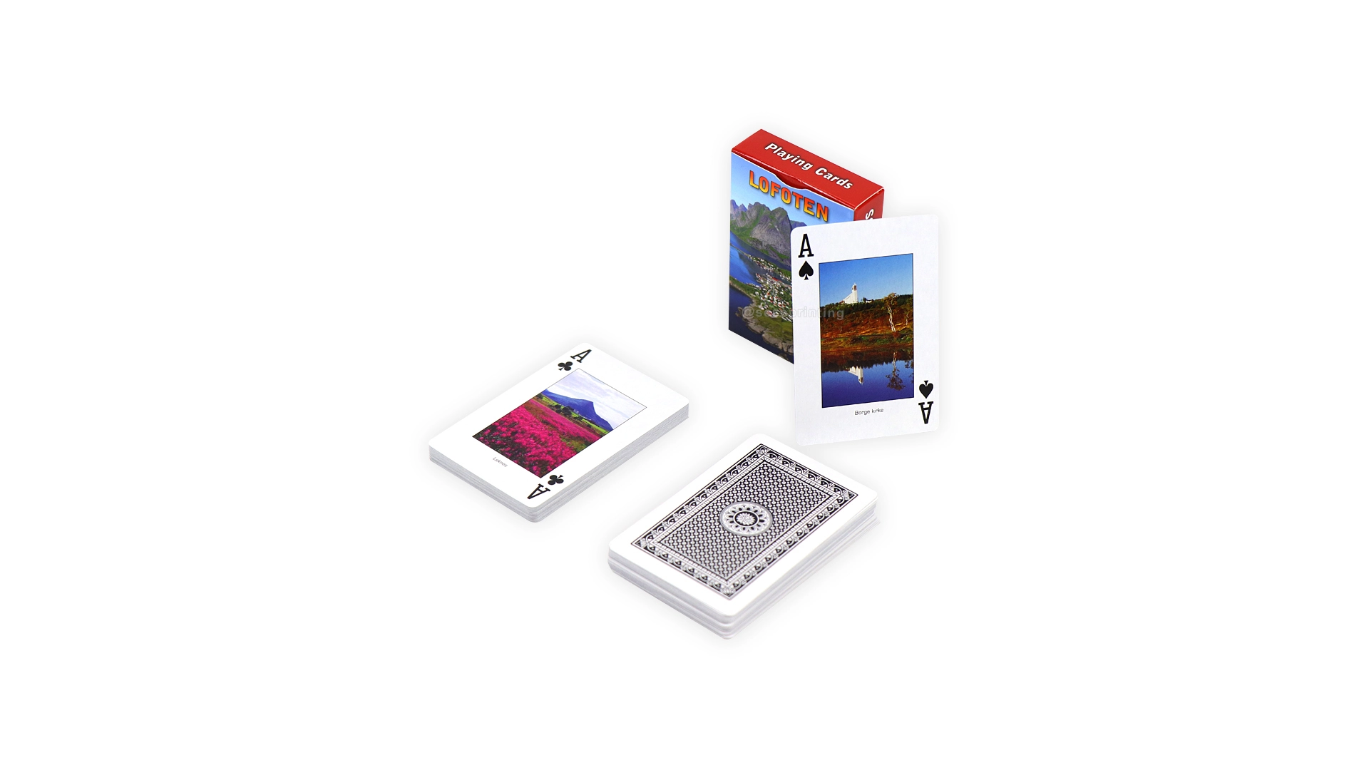 Party Playing Card Poker Card Game Custom Both Sides Printing 1