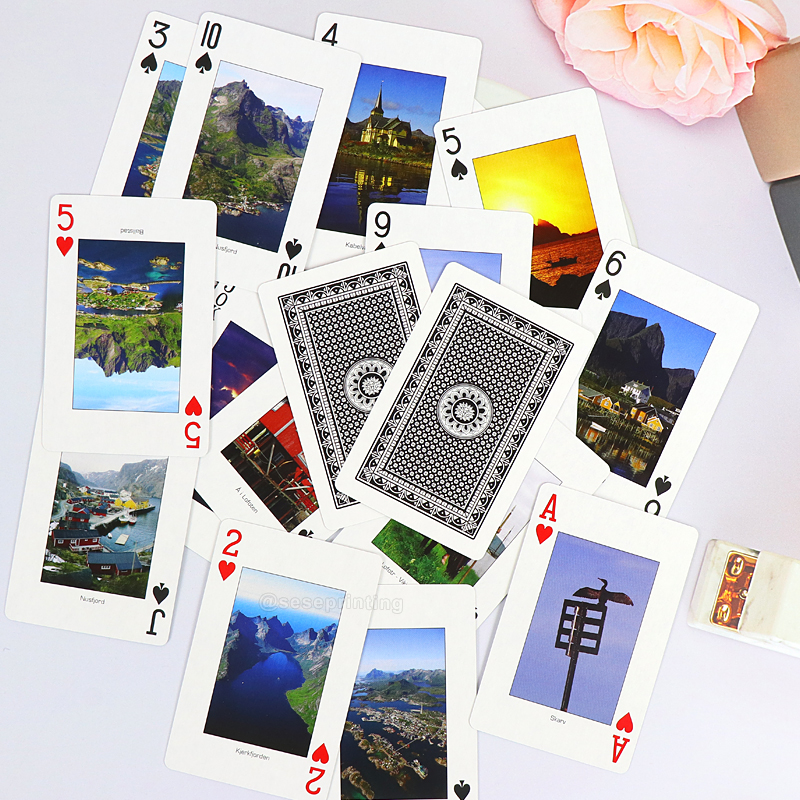 Party Playing Card Poker Card Game Custom Both Sides Printing 8