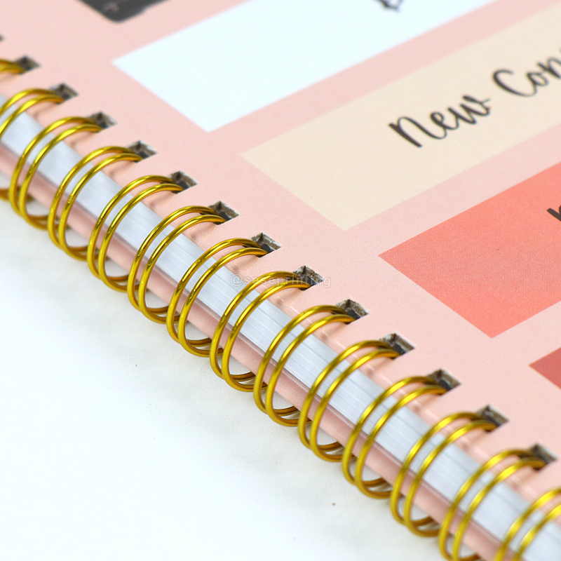 Notebook Custom Hardcover Spiral Planner Printing Life Journal 10