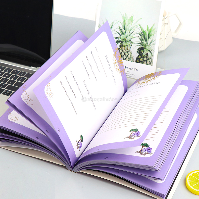 Custom Notebook Printing Daily Gratitude Affirmations Journal 8