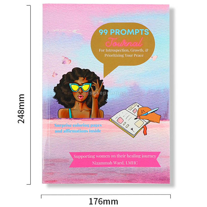 Custom Notebook Printing Daily Gratitude Affirmations Journal 7