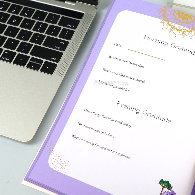 Custom Notebook Printing Daily Gratitude Affirmations Journal 9