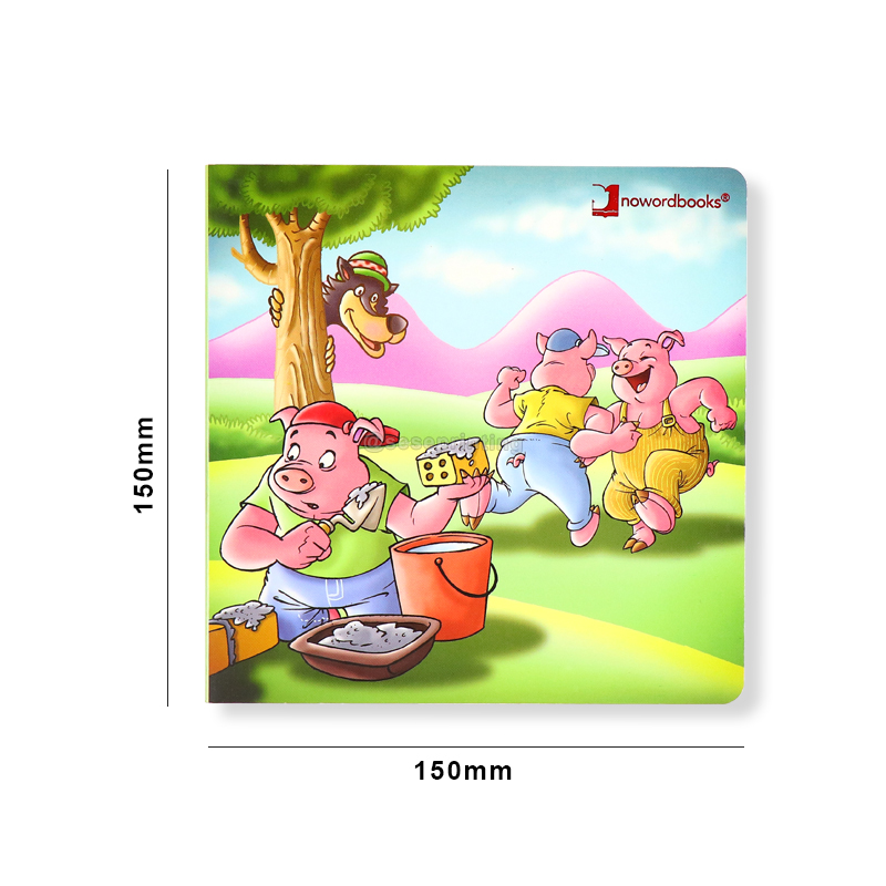 6x6 Kids Children Picture Story Book Printing Custom Board Books 7