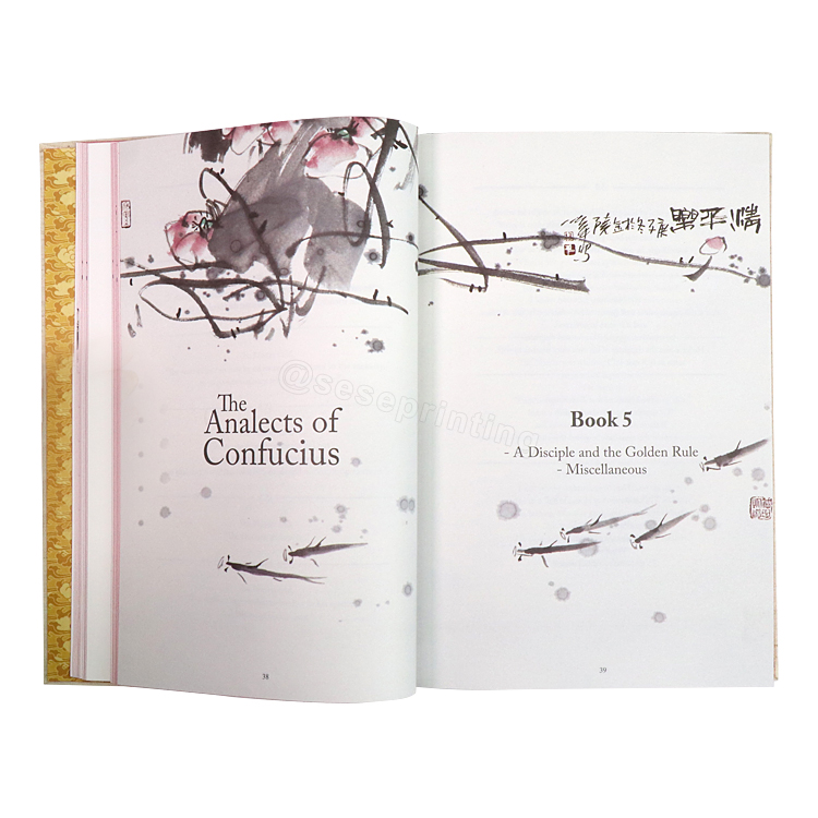 Print on Demand Hardcover Book Custom Cloth Cover Book Printing 7