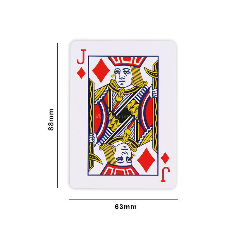 OEM 63*88mm Poker Card Custom Game Cards Printing Manufacturer 7