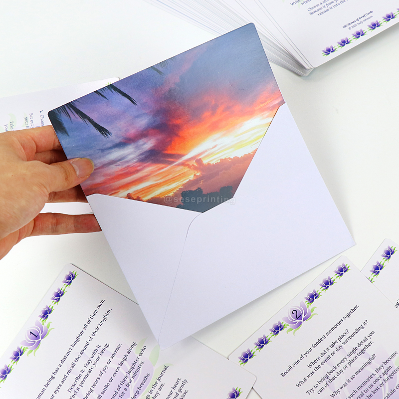 Custom Printing Daily Positive Inspirational Affirmation Cards 9