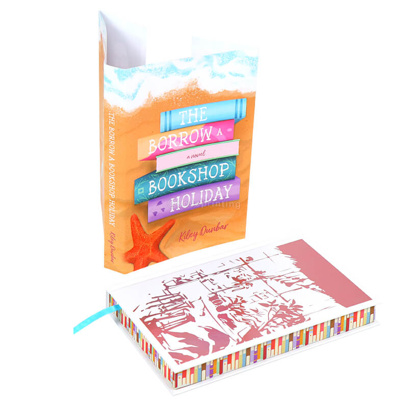 Romance Novel Manufacturer Hardcover Book Printing Sprayed Edges 7