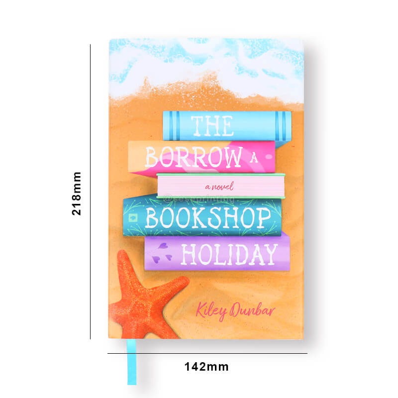 Romance Novel Manufacturer Hardcover Book Printing Sprayed Edges 6
