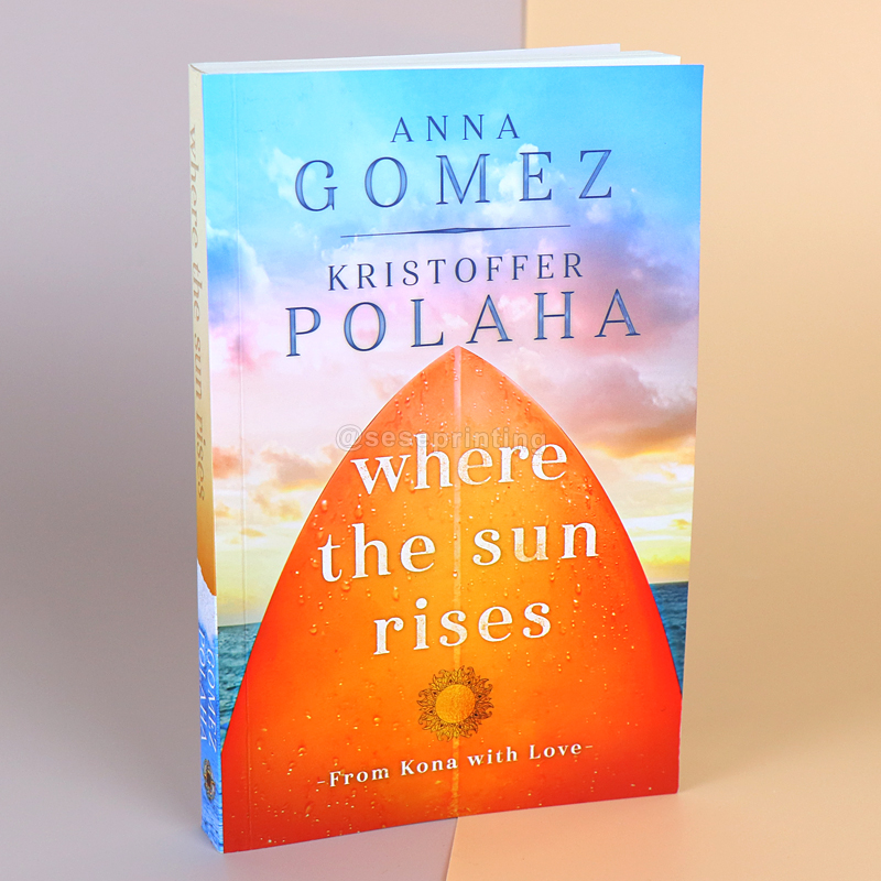 Custom Book Printing Well Designed Paperback Novel Soft Cover Book 6