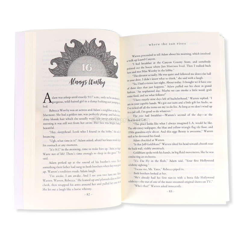 Custom Book Printing Well Designed Paperback Novel Soft Cover Book 7