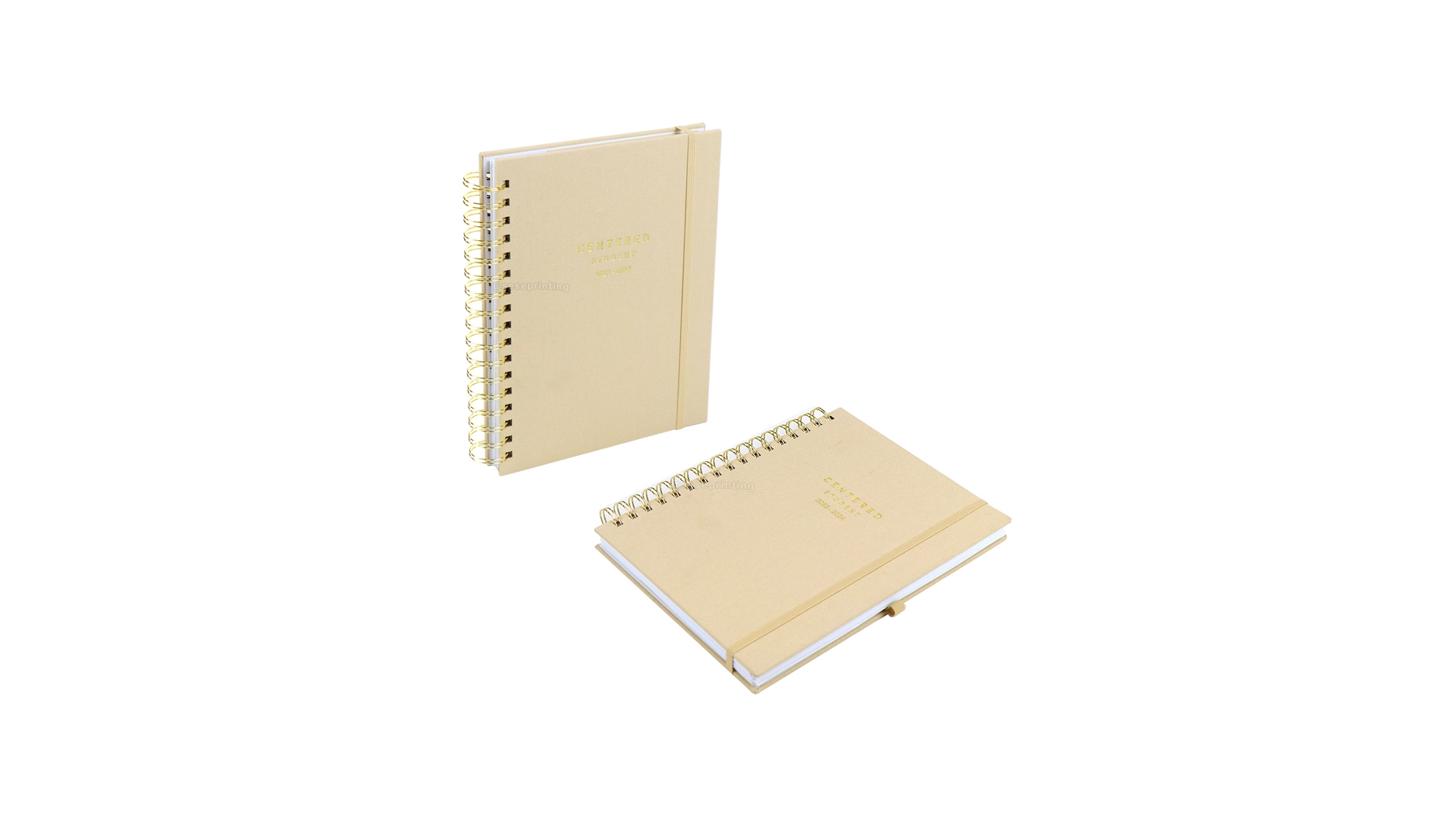 Custom Spiral Planner Fabric Cloth Cover Notebook Journal Printed 1