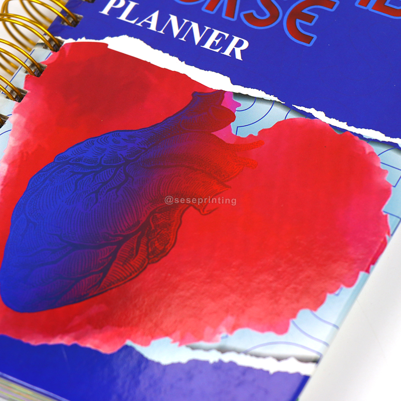 Spiral Daily Journals Custom Logo Notebook Printed Nurse Planner 9