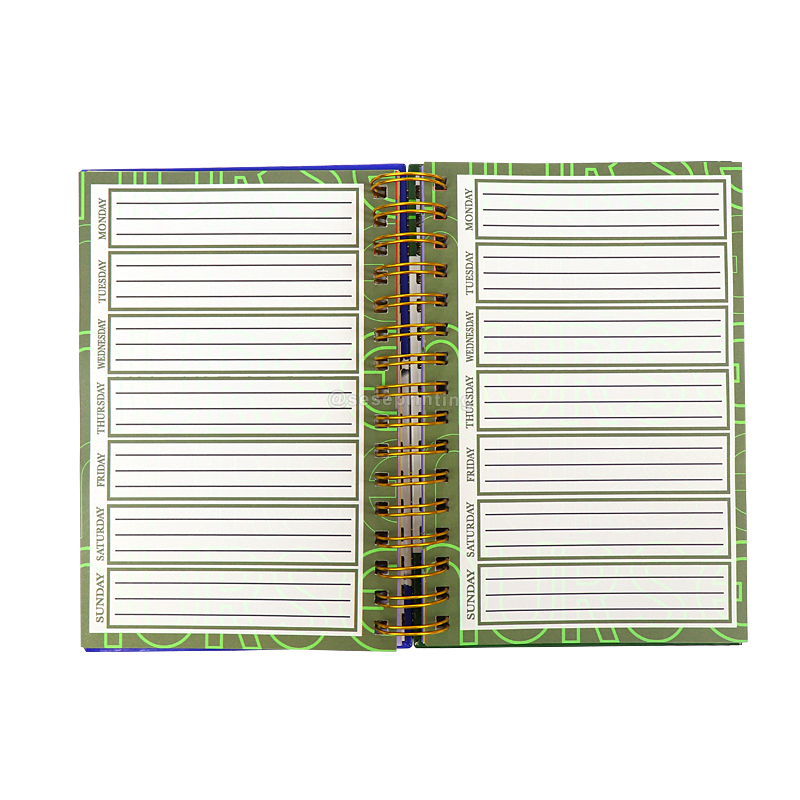 Spiral Daily Journals Custom Logo Notebook Printed Nurse Planner 10