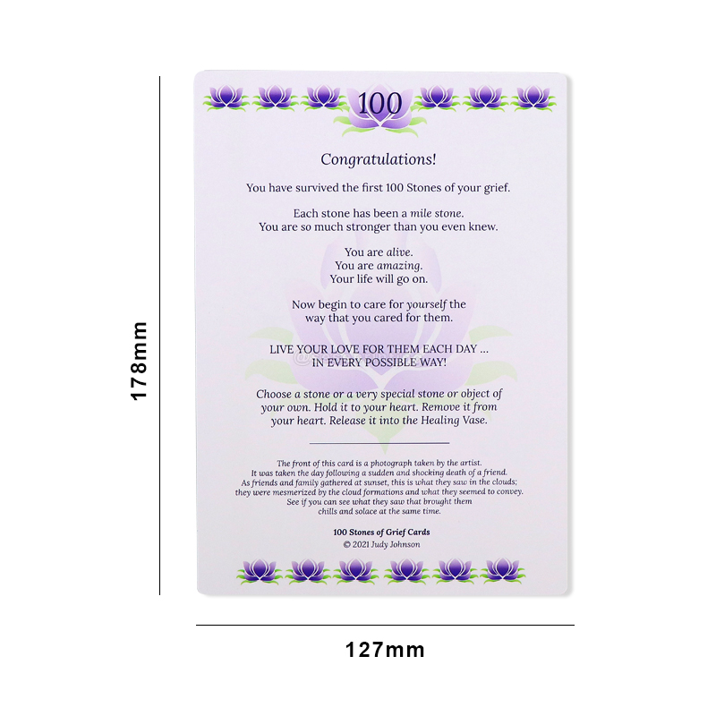 Custom 100 Paper Card Game Printing Positive Affirmation Cards 7
