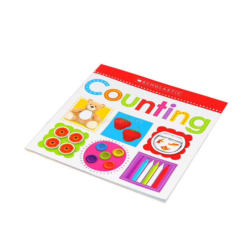 Custom Learning Book Softcover Printing Kids Sticker Books 8
