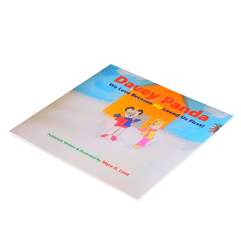 Custom Perfect Binding Paperback Kids Story Picture Book Printing 7