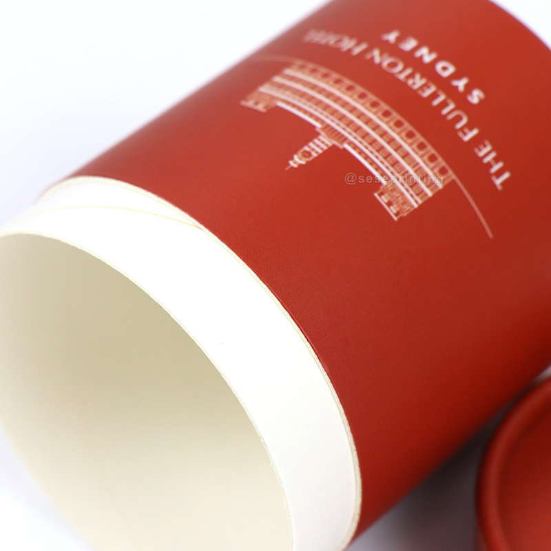 Recycled Round Box Custom Size Cylinder Paper Tube Packaging Box 9