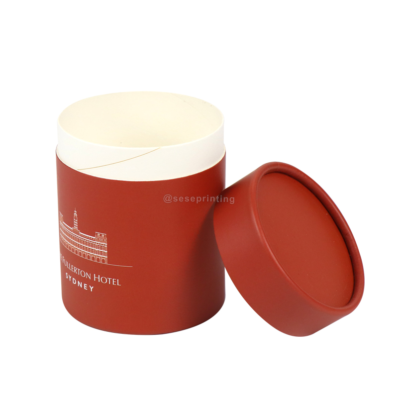 Recycled Round Box Custom Size Cylinder Paper Tube Packaging Box 8