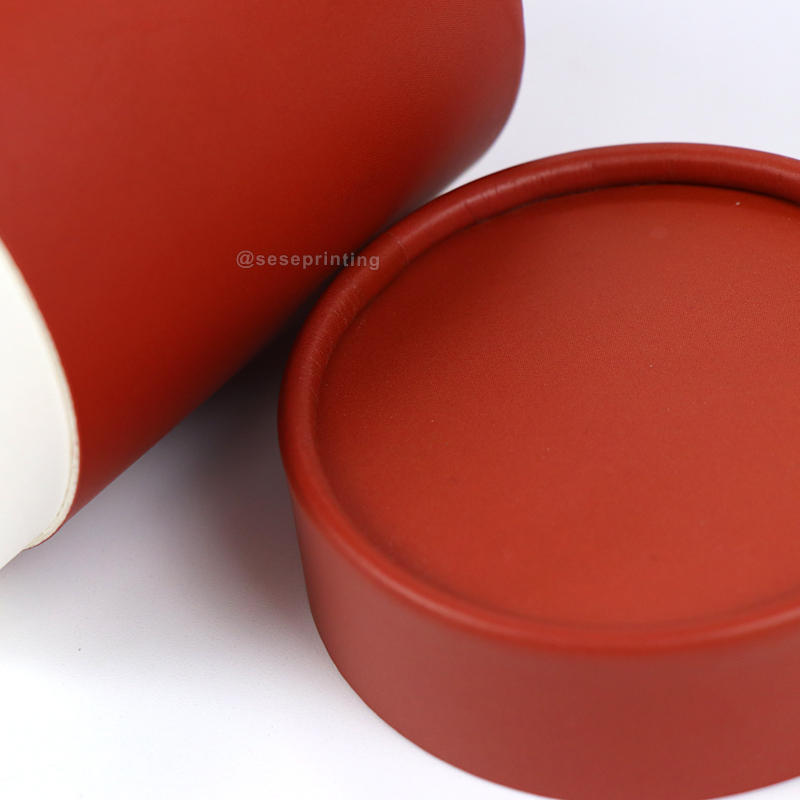 Recycled Round Box Custom Size Cylinder Paper Tube Packaging Box 7