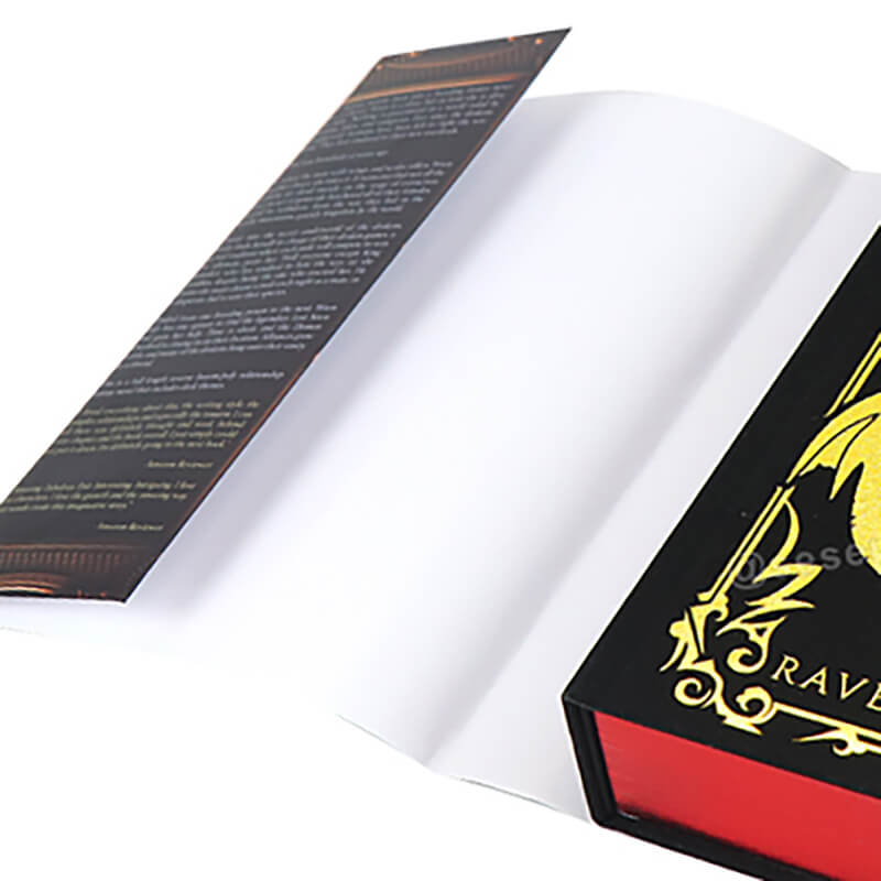 Gold Foil Stamped Cloth Cover Hardcover Book Printed Sprayed Edges 8