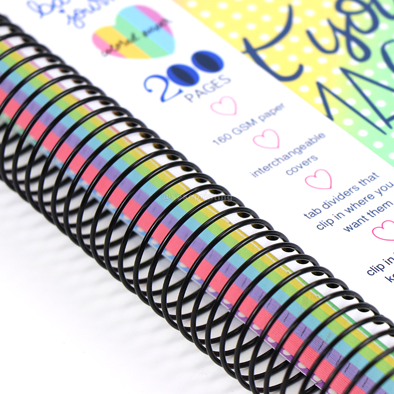 Customizable Notebooks Spiral Planner Custom Printing Journals 9