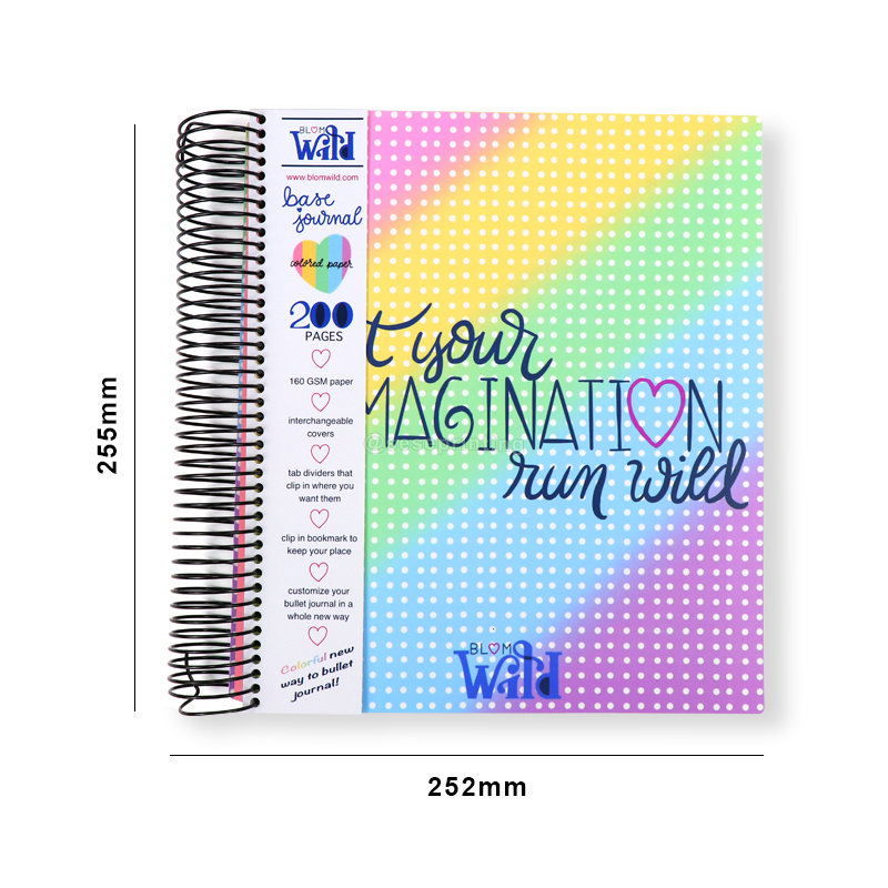 Customizable Notebooks Spiral Planner Custom Printing Journals 6