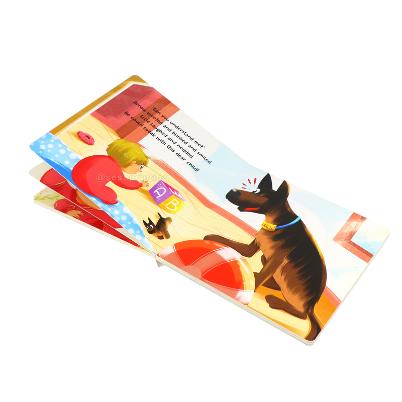 Children Board Books Printing Custom Kids Illustration Story Book 7