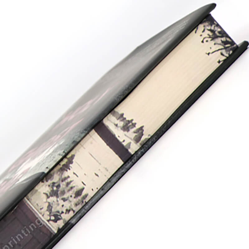 Self Publishing Foil Hardcover Novel Book Printed Sprayed Edges 9